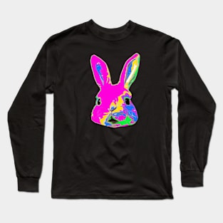 Psychedelic bunny Long Sleeve T-Shirt